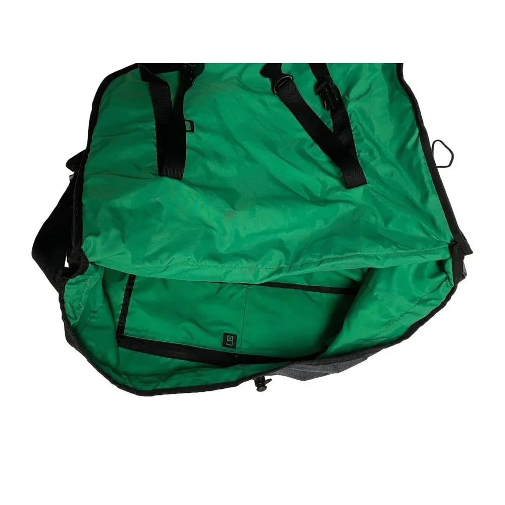 Lululemon Crossbody Messenger Bag Gray Green Black 19